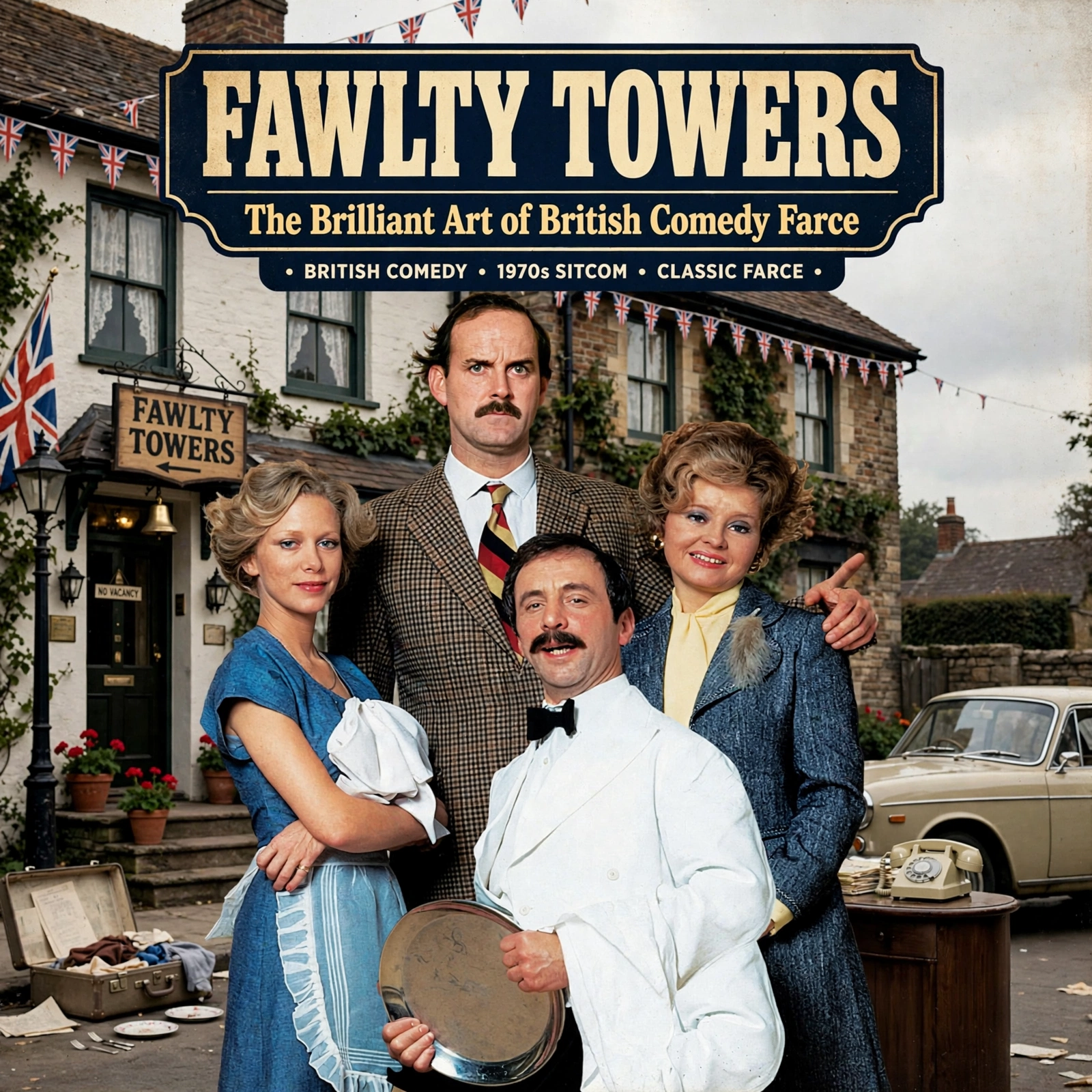 Illustration of Fawlty Towers: The Brilliant Art of British Comedy Farce